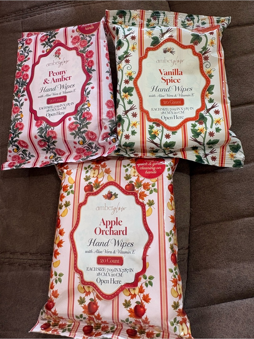 Apple Orchard Hand Wipes - Pink